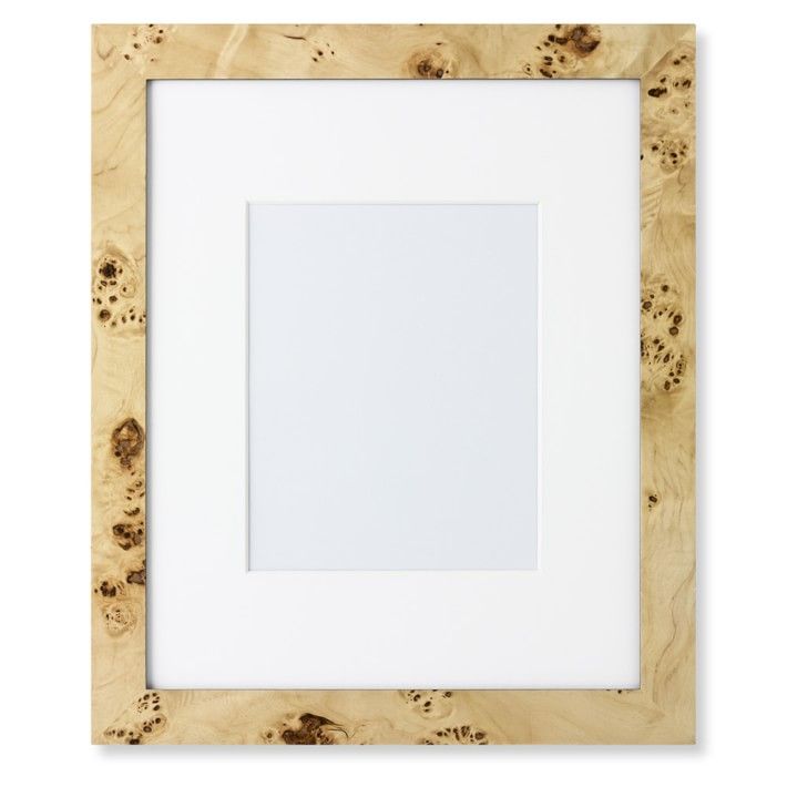 Exotic Burl Wood Gallery Picture Frame, 8" X 10" | Williams-Sonoma
