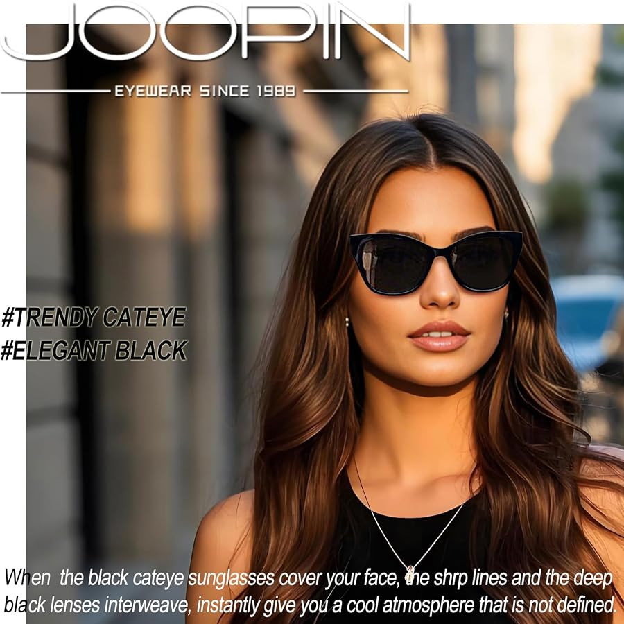 Joopin Oversized Cateye Sunglasses for Women Fashion Cat Eye Sun Glasses UV Protection Ladies Sha... | Amazon (US)