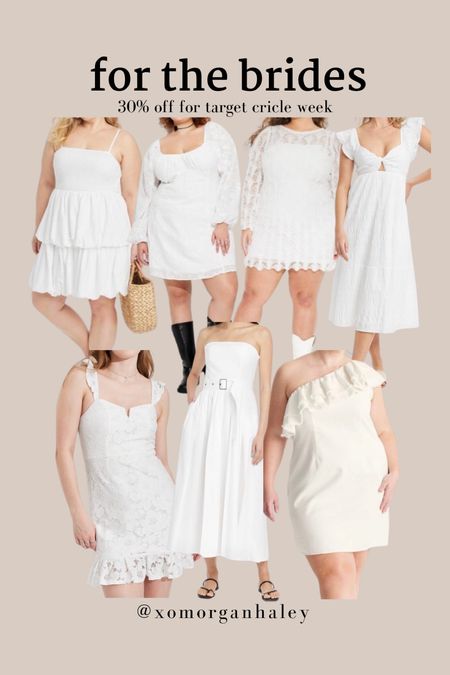 plus size white dresses for all the brides, graduation or beach vacation! all under $30

#LTKplussize #LTKxTarget #LTKfindsunder50