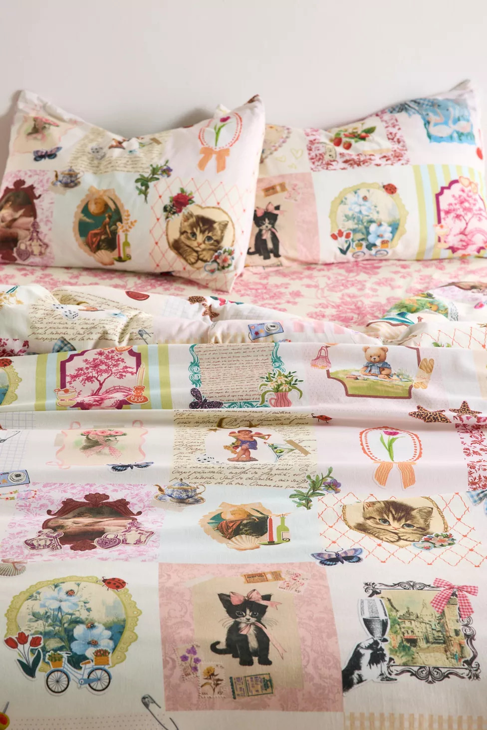 Thara Collage Patterned Duvet Cover | Urban Outfitters (US and RoW)