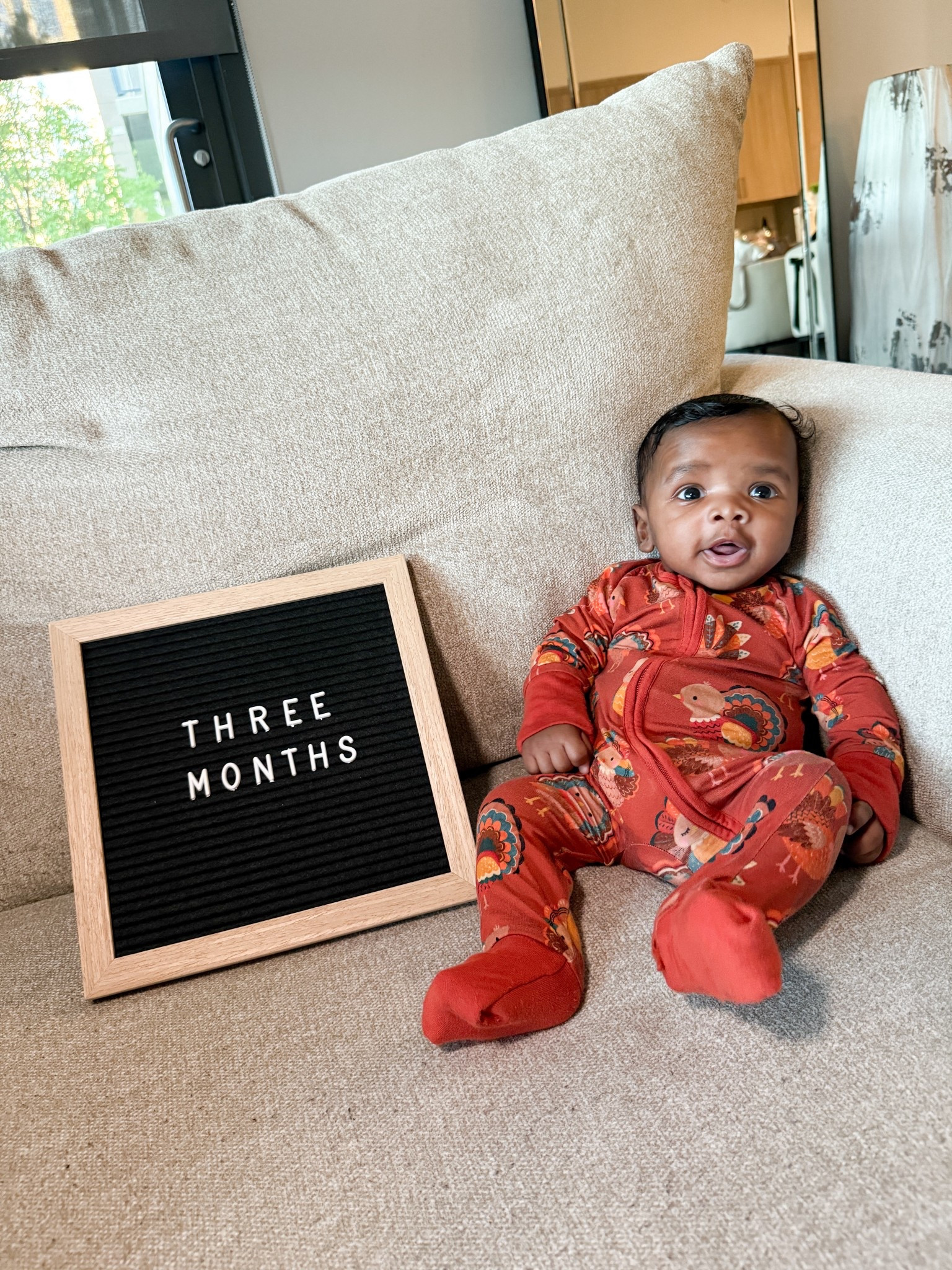 Three months with our little turkey! 🦃🧡

#LTKmomlife #LTKBaby #LTKKids