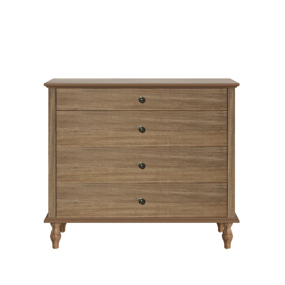 Large 4-Drawer Dresser With Solid Wood Foot | Wayfair North America