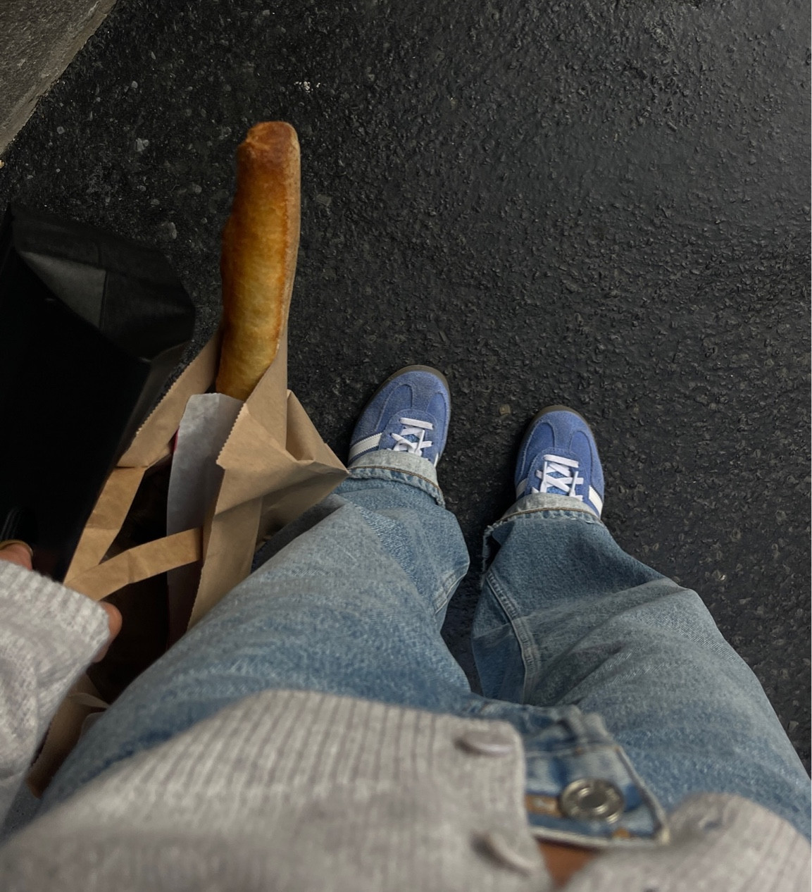 Parisian ootd — agolde jeans, blue sambas, reformation grey knit cardigan 

#LTKtravel #LTKeurope #LTKstyletip