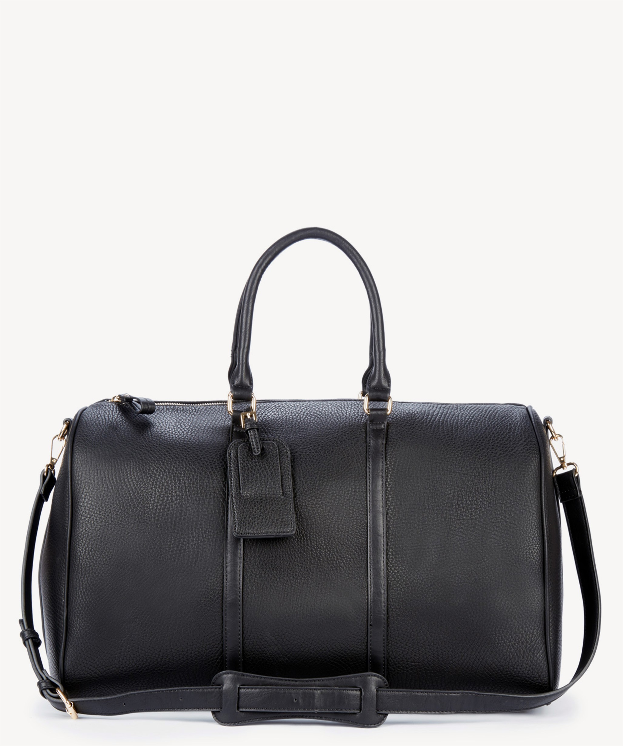 Women's Lacie Weekender Vegan Leather In Color: New Black Bag From Sole Society | Sole Society (US)