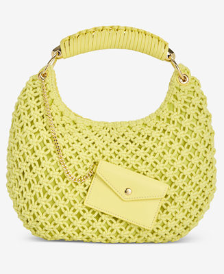 I.N.C. International Concepts Eedenn Crochet Hobo Handbag with Small Wallet, Macy's Exclusive - M... | Macy's