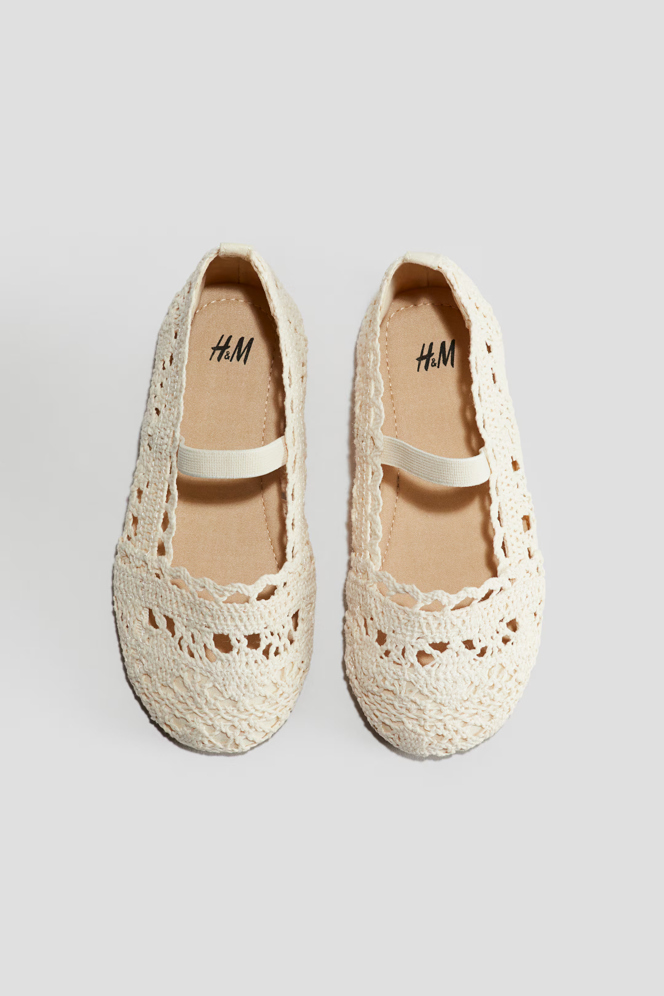 Crochet-Look Ballet Flats | H&M (US + CA)