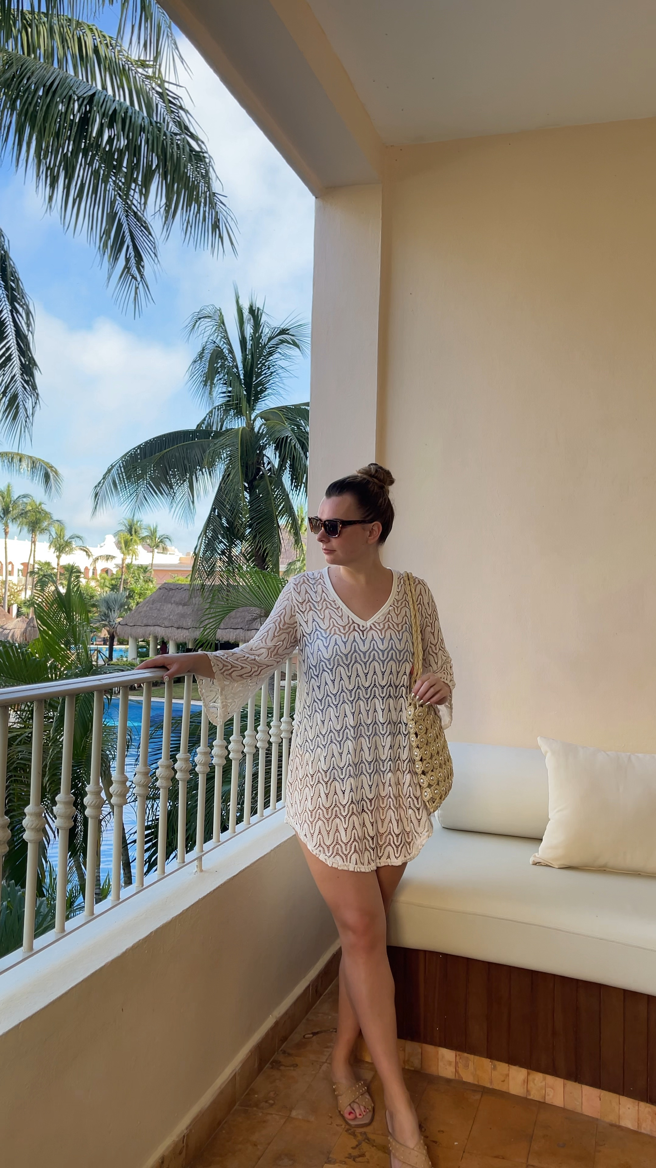Beach coverup from Everything But Water, bathing suit from Monday Swimwear, bag from TJ Maxx but also available at Amazon! 

#LTKFindsUnder100 #LTKBeauty #LTKStyleTip