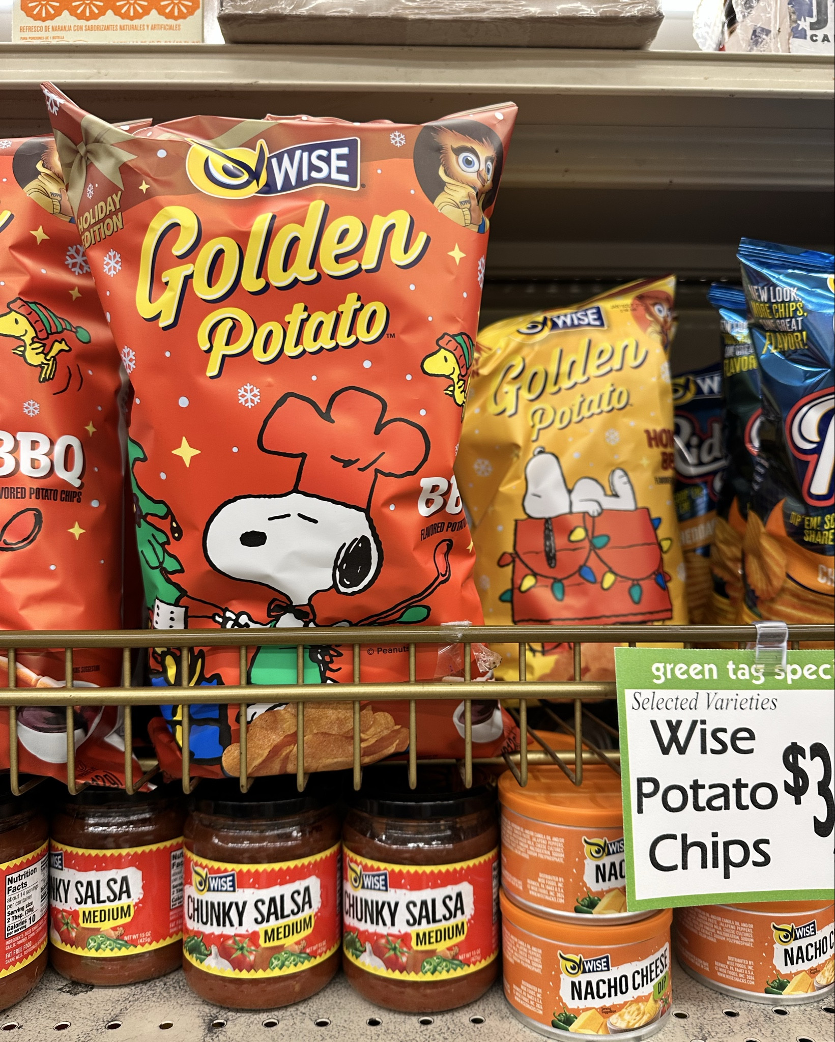 I am such a sucker for good marketing and these Wise chips in the Charlie Brown bags are screaming at me to buy them! 😍

I found these at a local grocery store but I’m thinking most stores will have them. 

#LTKSeasonal #LTKfoodie #LTKHoliday