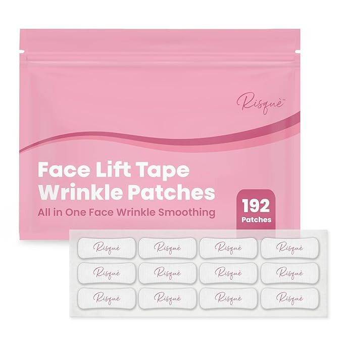 Face Lift Tape Wrinkle Patches for Smoothing | Face Tape Lifting Smoothers | Facelift Tape for Fa... | Amazon (US)