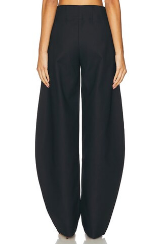 Mai Sculptural Compact Suiting Pant in Black | Revolve Clothing (Global)