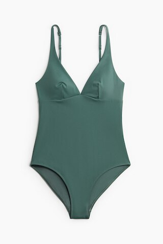 H & M - Medium Shape Badeanzug - Grün - Damen | H&M (DE, AT, CH, NL, FI)