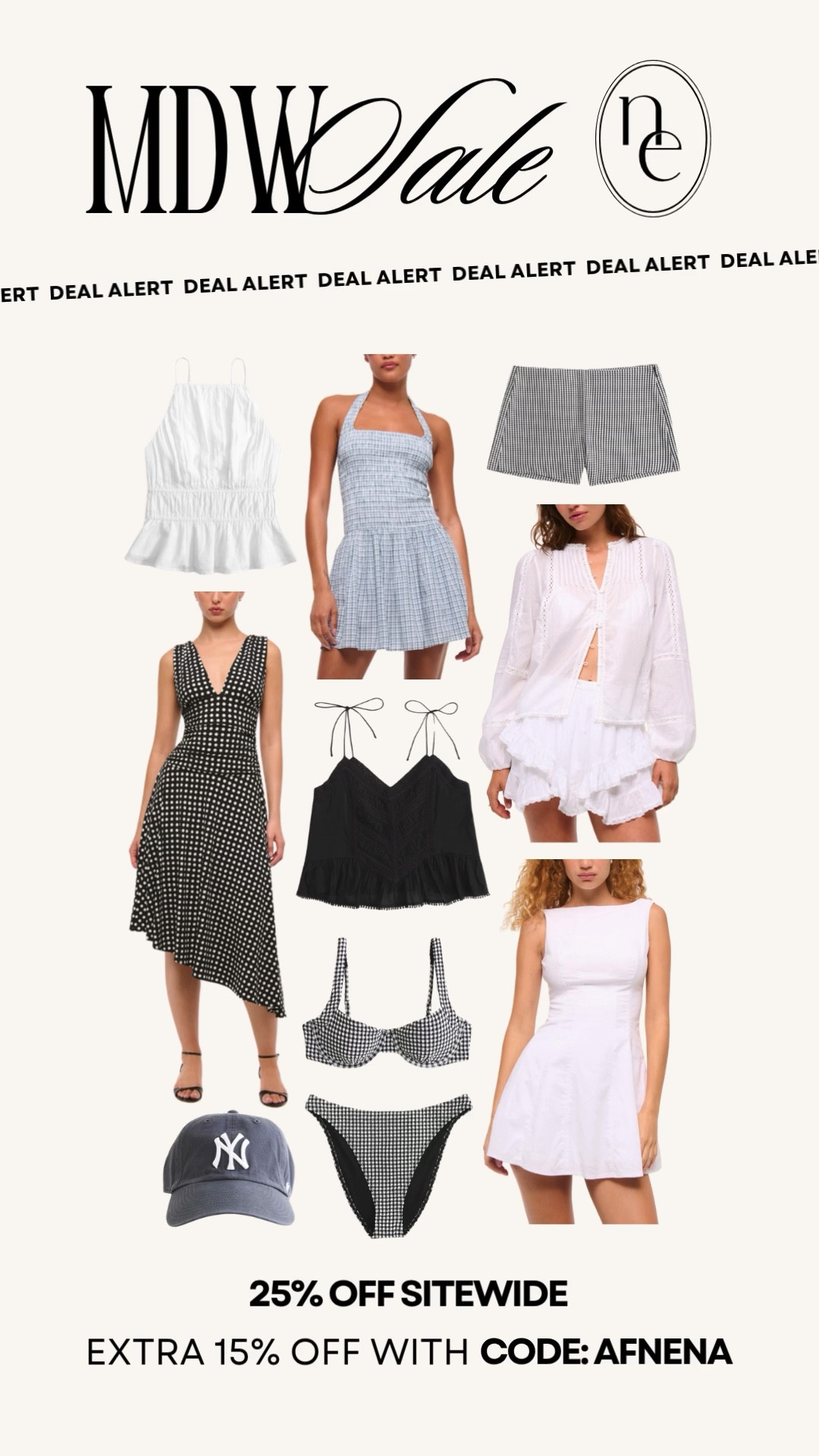Use code AFNENA to save 15% OFF Abercrombie! The entire site is 25% off and my code stacks on top 🤩 


Summer outfit 
Summer dress
Mini skirt 
Swimwear
Swim
Mini dress
Vacation outfit 

#LTKSaleAlert #LTKStyleTip #LTKFindsUnder100