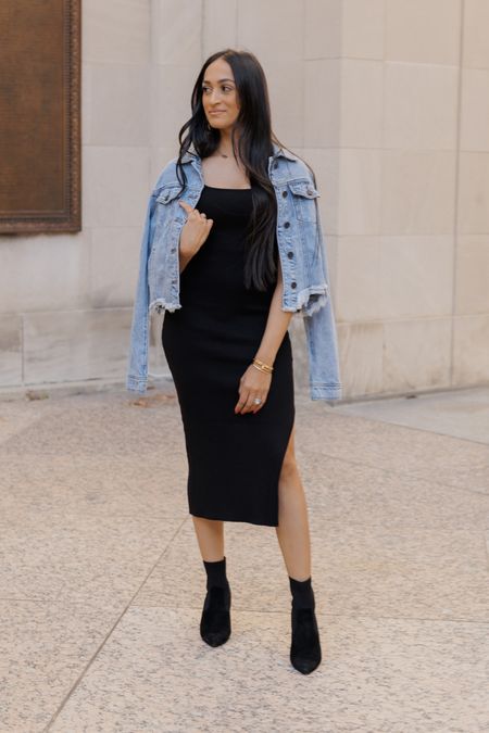 Black dress
Wedding guest dress
Denim jacket


#LTKFindsUnder50 #LTKSaleAlert #LTKStyleTip