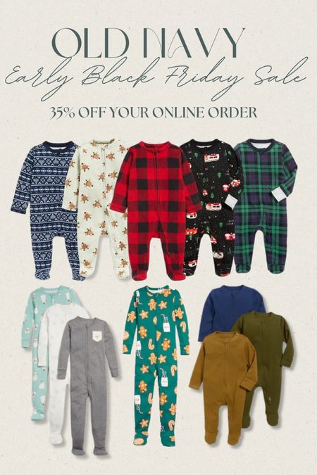 Old Navy Early Black Friday Sale! 35% off your online order! Love their onesies

#LTKGiftGuide #LTKCyberWeek #LTKHoliday