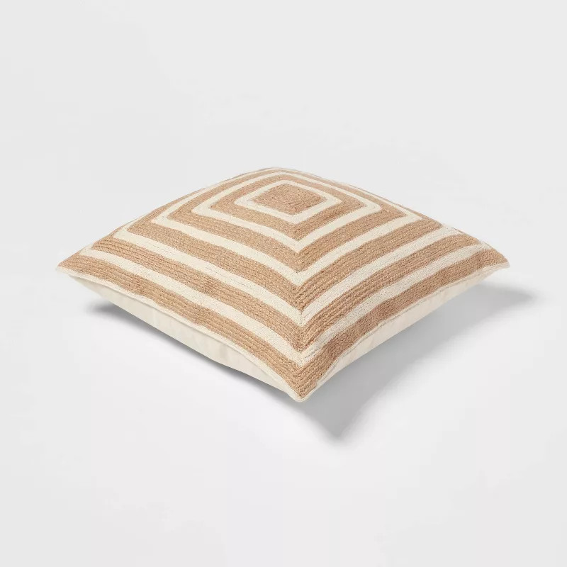 Jute Floor Pillow Neutral - Threshold™ | Target