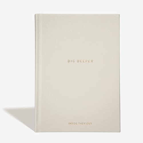 INSIDE THEN OUT Dig Deeper Journal - Guided Daily Journal With 180 Undated Prompts for Intention, Healing, Growth, Gratitude, Self Love & Discovery , Wellness, and Mindfulness - Self Care Routine Gift for Women and Men | Amazon (US)