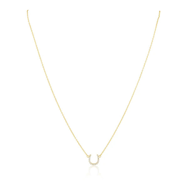 Bridgette Mini Horseshoe Necklace | Sahira Jewelry Design
