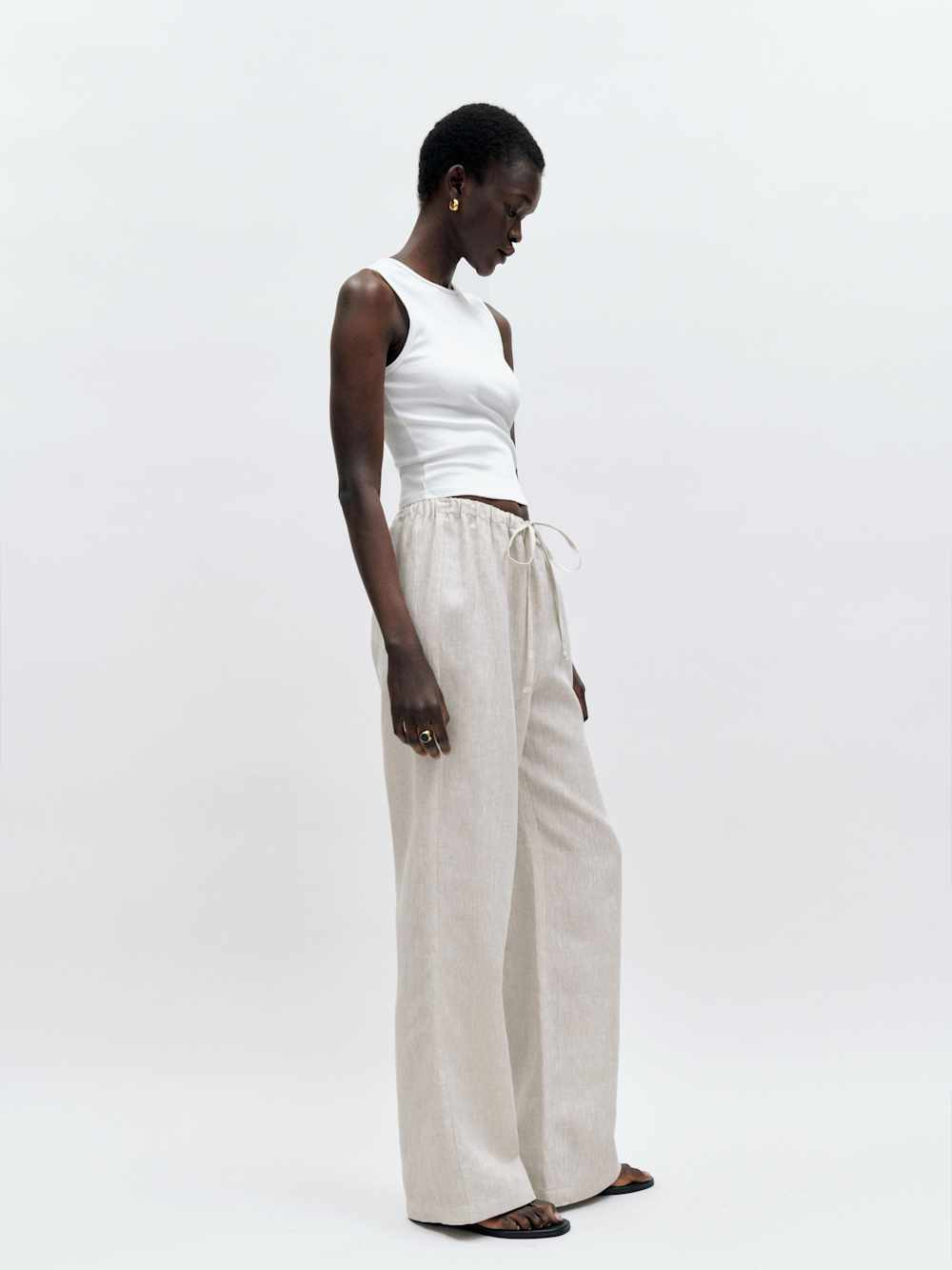 Olina Linen Pant | Reformation (Global)