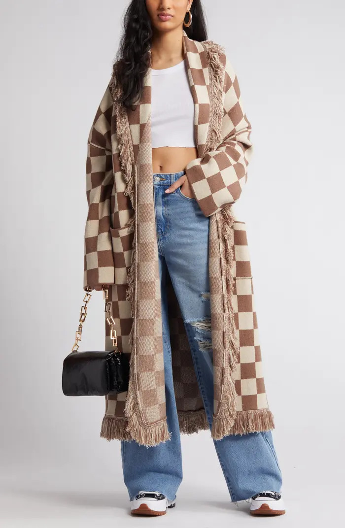 Fringe Blanket Cardigan | Nordstrom