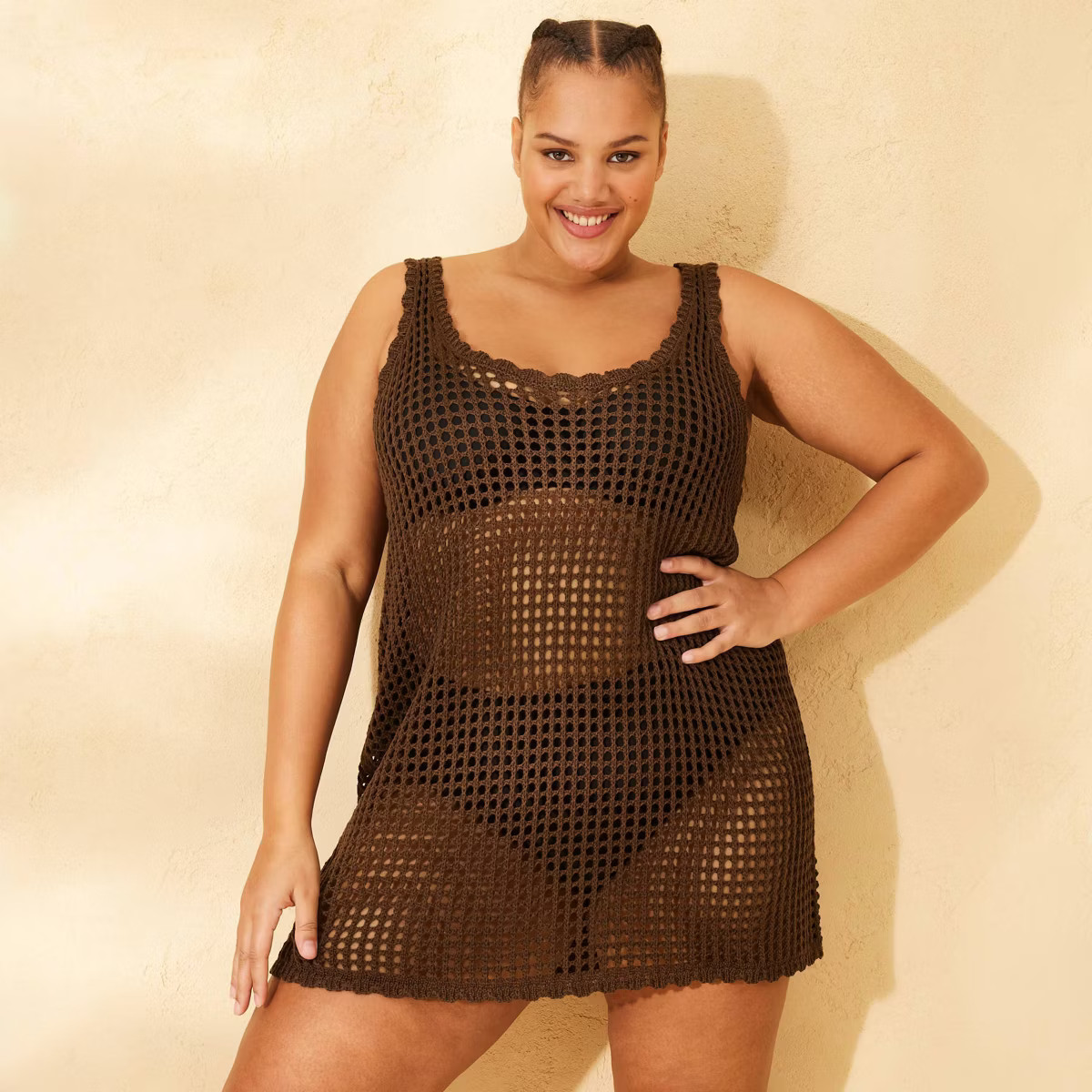 Women's Crochet Swim Cover Up Dress - Wild Fable™ | Target