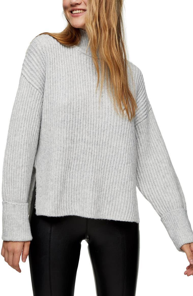 Mock Neck Crop Sweater | Nordstrom