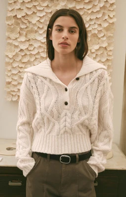 Hartwell Cable Knit Sweater Sandstone / X Large | Z Supply