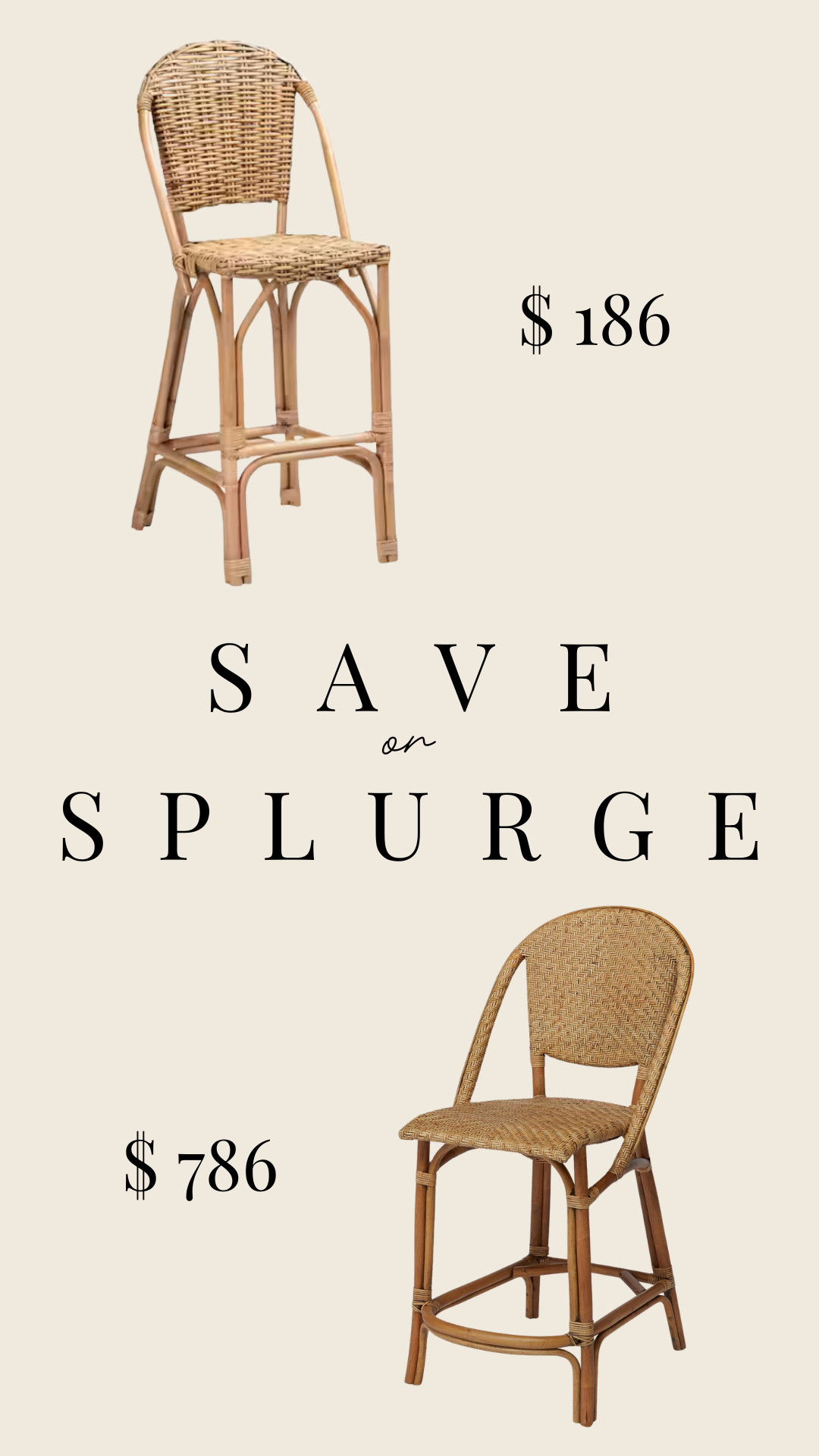 Save or Splurge on these barstools!
 

 #LTKHome #LTKSaleAlert