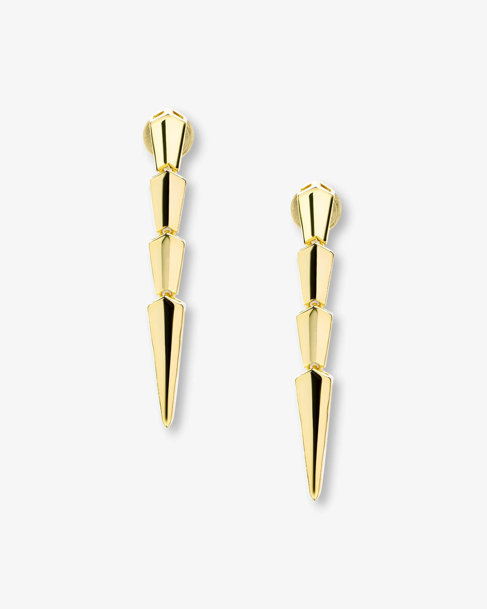 Serpent Drop Earrings - Gold | Melinda Maria Jewelry