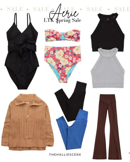 Aerie // LTK sale // LTK spring sale // loungewear // swimwear // leggings // athleisure 

#LTKfindsunder50 #LTKfitness #LTKSpringSale