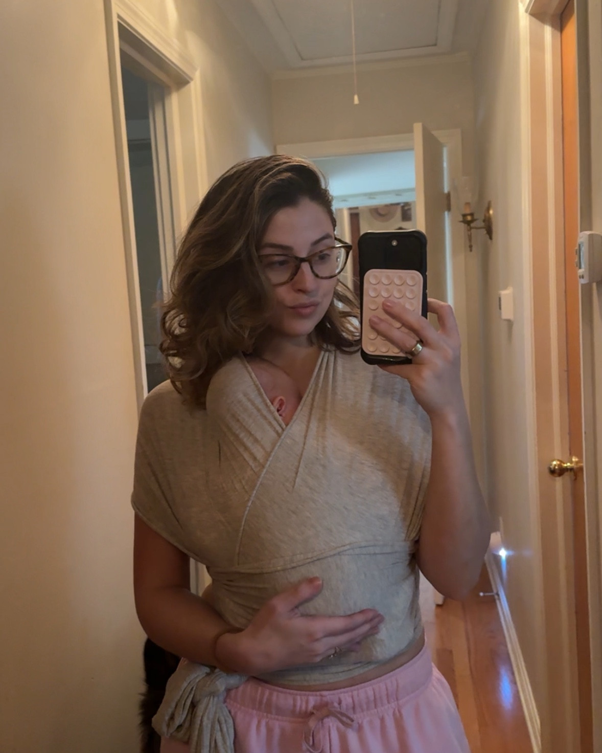 newborn, clean your messy postpartum house-friendly baby wearing 🤍

solly baby wrap in flax

#LTKBump #LTKBaby #LTKKids