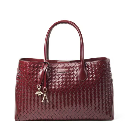 London Tote Bag
        Merlot Woven Leather | Aspinal of London
