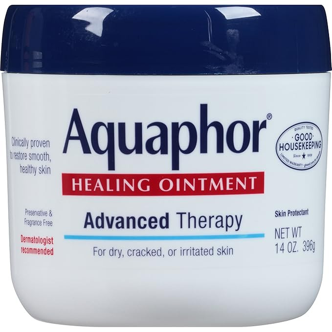 Aquaphor Healing Ointment - Moisturizing Skin Protectant for Dry Cracked Hands, Heels and Elbows ... | Amazon (US)