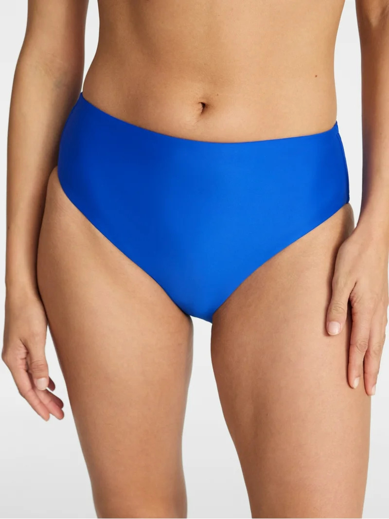 Time and Tru Women's and Women's Plus Mid Rise Bikini Bottoms, Sizes XS-3X | Walmart (US)