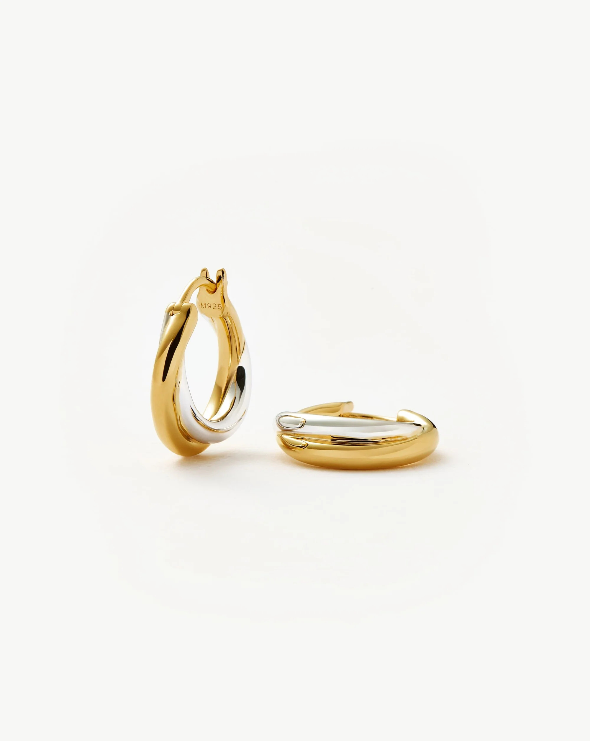 lucy-williams-chunky-entwine-mini-hoop-earrings | Missoma UK