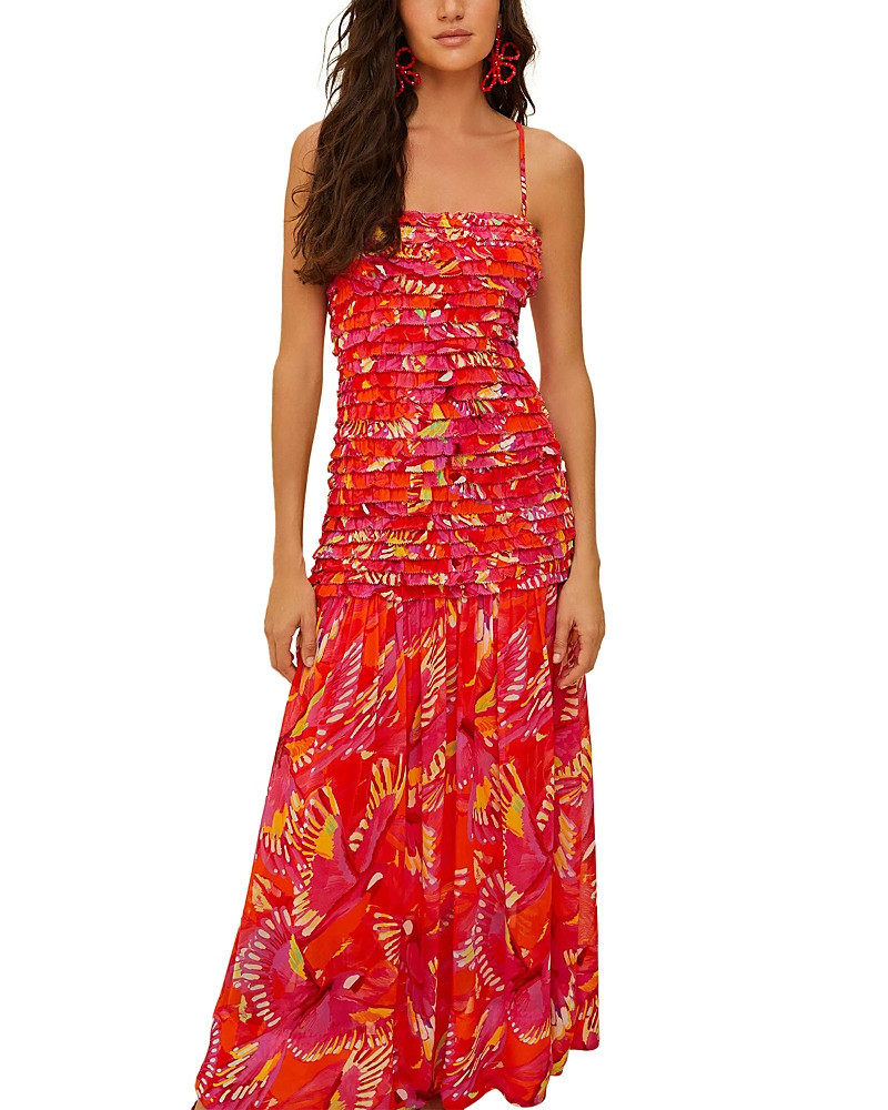 Farm Rio Flying Birds Ruffled Dress | Bloomingdale's (US)