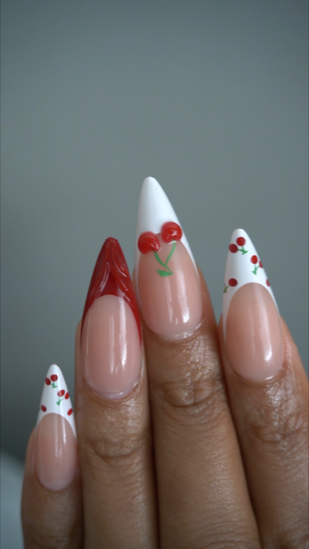 The quickest I’ve ever done an intricate nail set 💅🏽