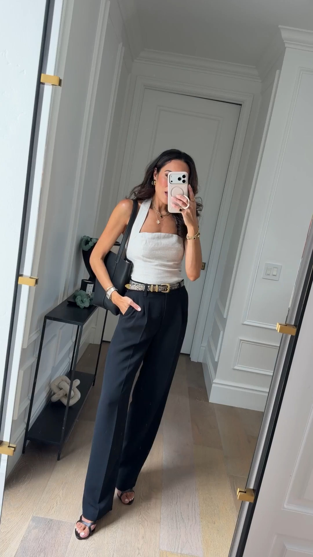 The spring to summer classic essentials to add to your closet! 
Top XS
Pants 2 Long 



#LTKOver40 #LTKSeasonal