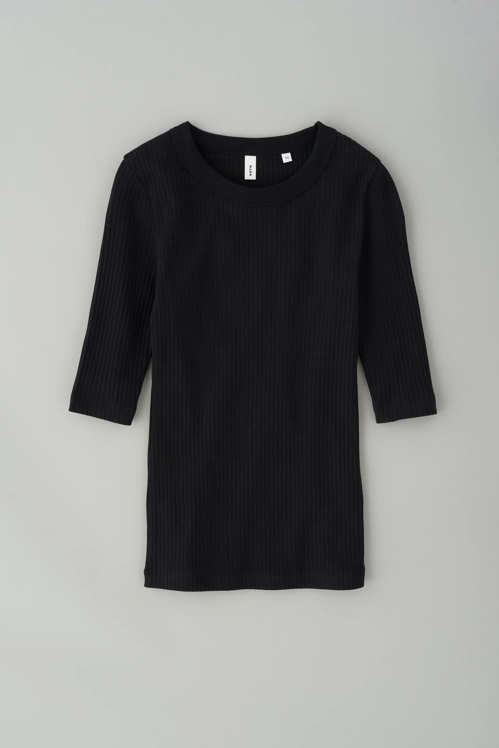 Ribbed Fitted Crew | Kotn | Kotn