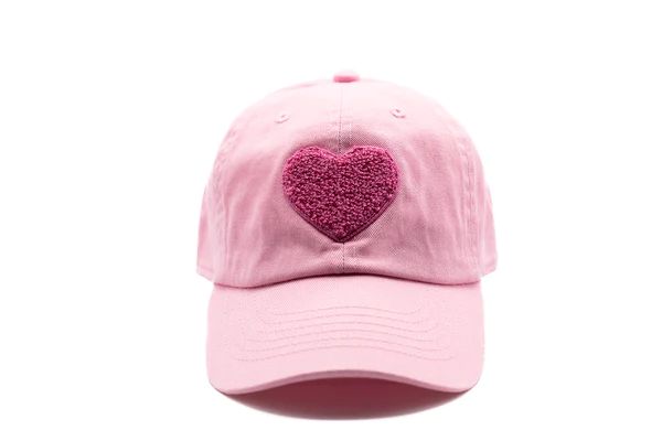 Light Pink Terry Heart Hat | Rey to Z