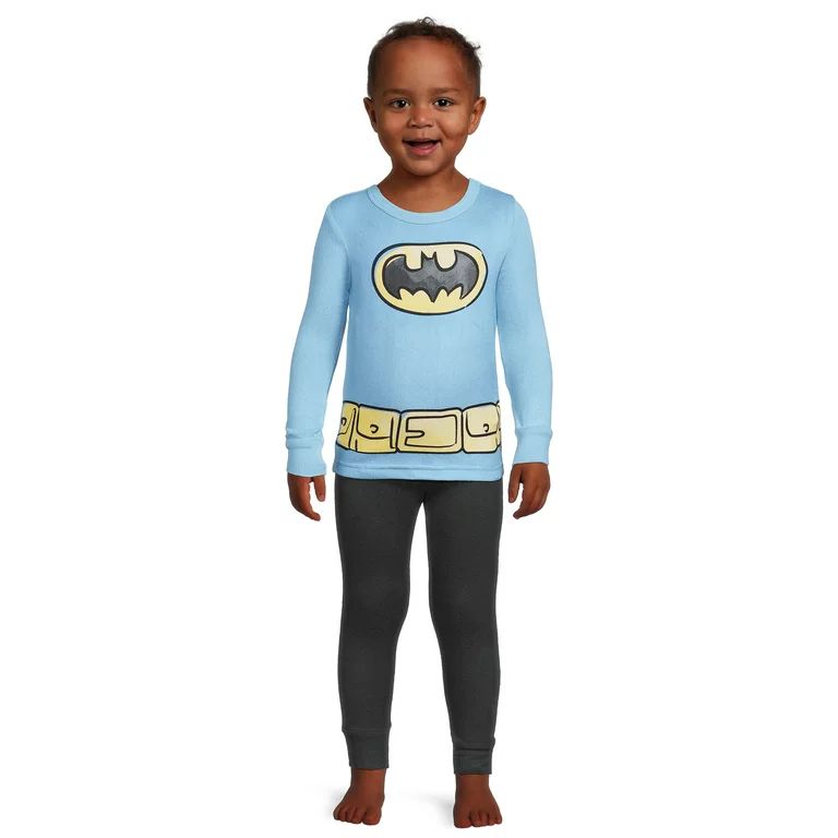 Batman Toddler Boy's Snug Fit Pajama Set, 2-Piece, Sizes 12M-5T - Walmart.com | Walmart (US)