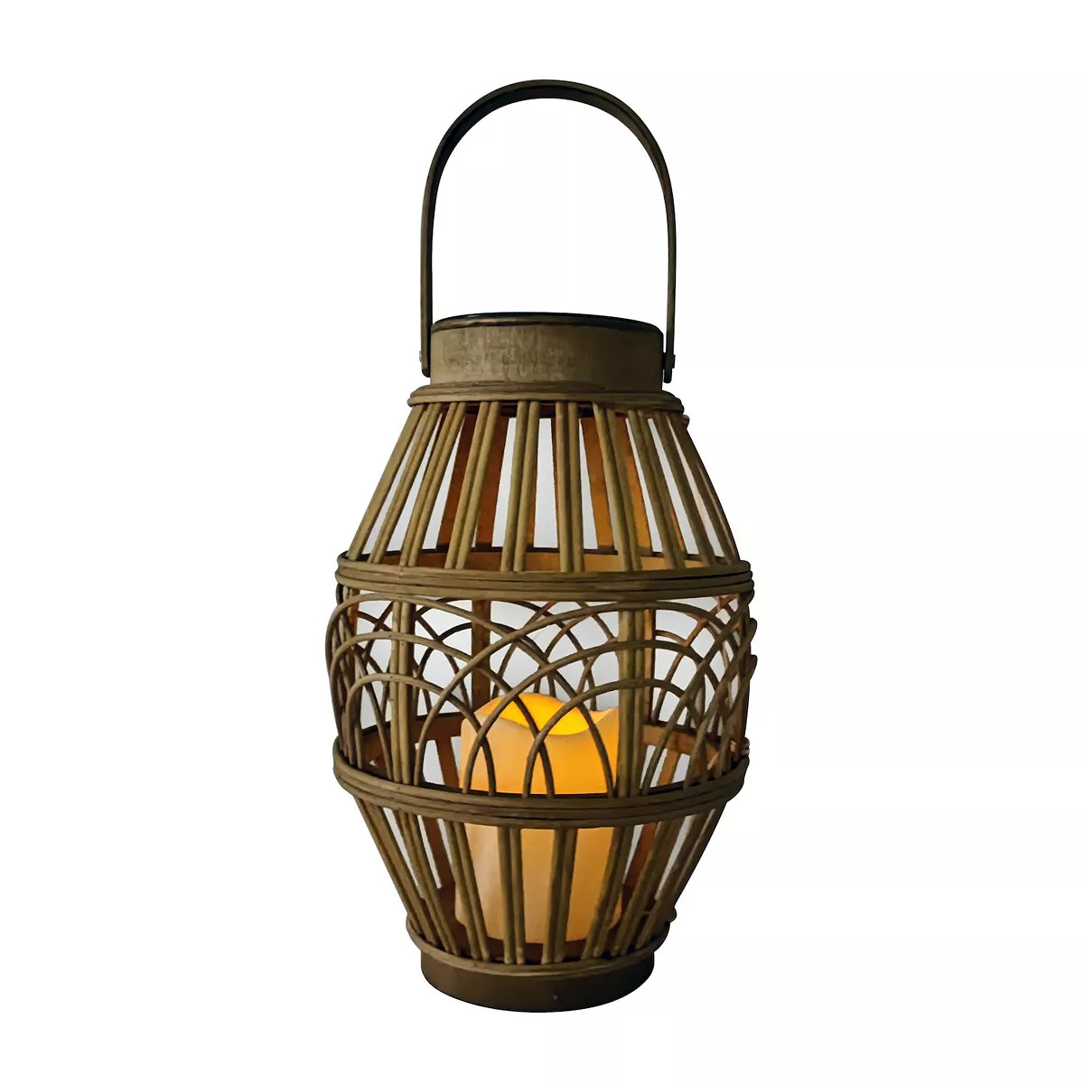 Sonoma Goods For Life® Outdoor Woven Solar Lantern Table Decor | Kohl's