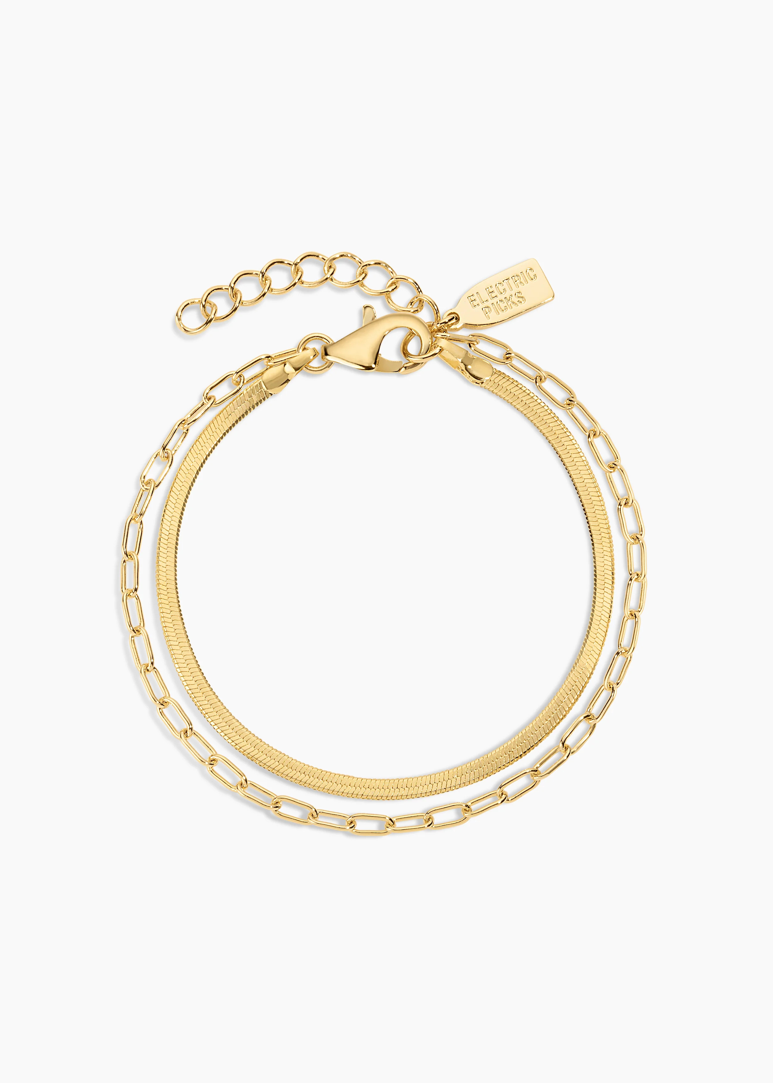 2 Chains Bracelet | Electric Picks Jewelry