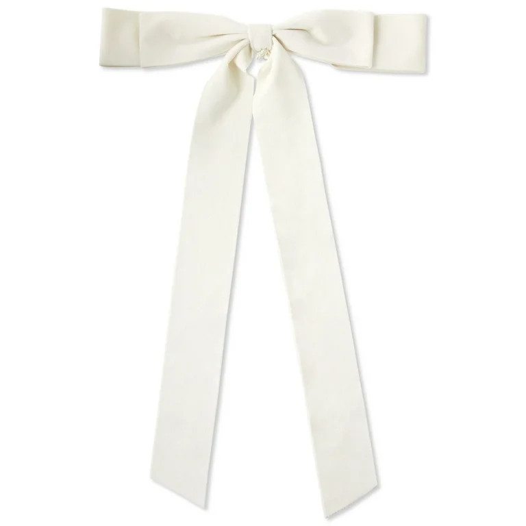 Ivory Floppy Suede Decorative Christmas Bow, 18", by My Texas House | Walmart (US)
