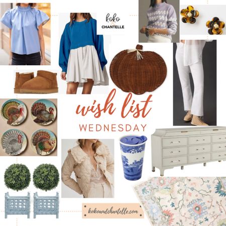 Happy Wish List Wednesday and Nov 1!!! Hang on to your boots because we are about to go all out holiday mode! 

#LTKfindsunder100 #LTKover40 #LTKhome