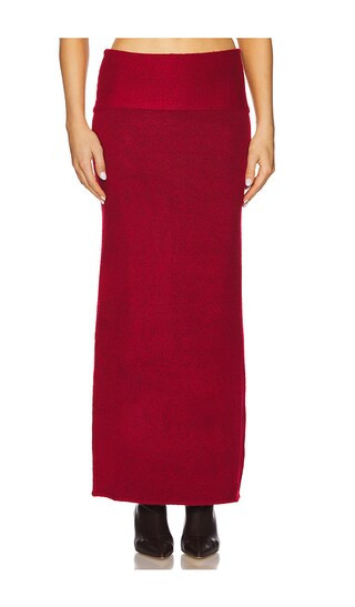 Quinn Maxi Skirt in Red | Revolve Clothing (Global)