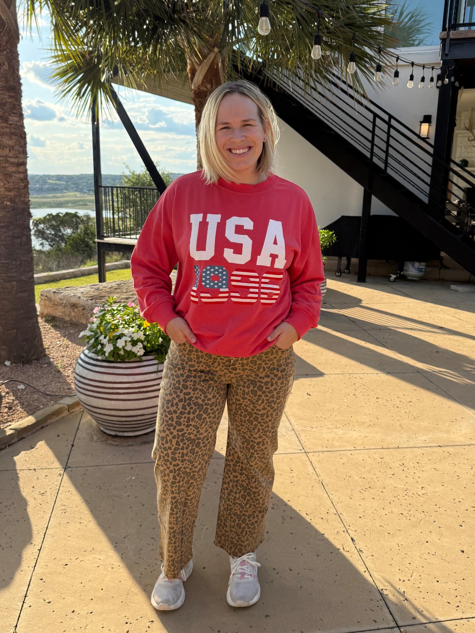 Leopard pants 30% off! True size. They stretch so if between size down! Wearing size 10

#LTKFindsUnder50 #LTKMidsize #LTKSaleAlert