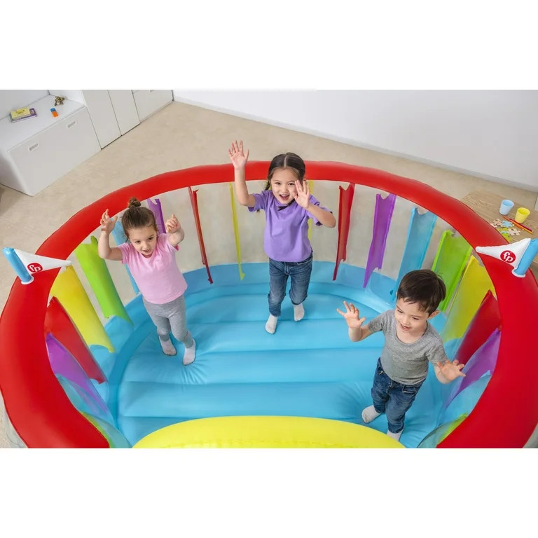 Fisher-Price Bestway Bouncetopia Multi-Color Child PVC Bouncer with Built-in Pump, for Outdoor Us... | Walmart (US)