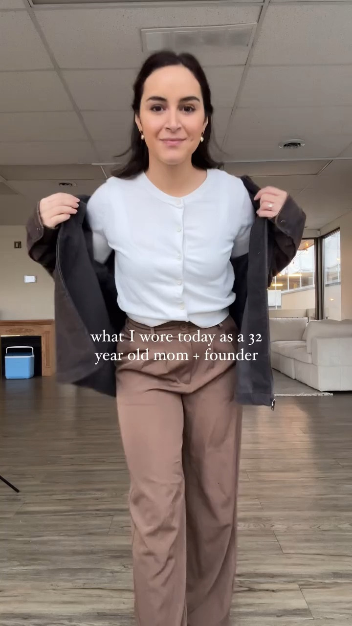 Office outfit of the day as a 32 year-old mom and business owner. These pants are so affordable and come in tons of colours!

#LTKworkwear #LTKwinter #LTKstyletip