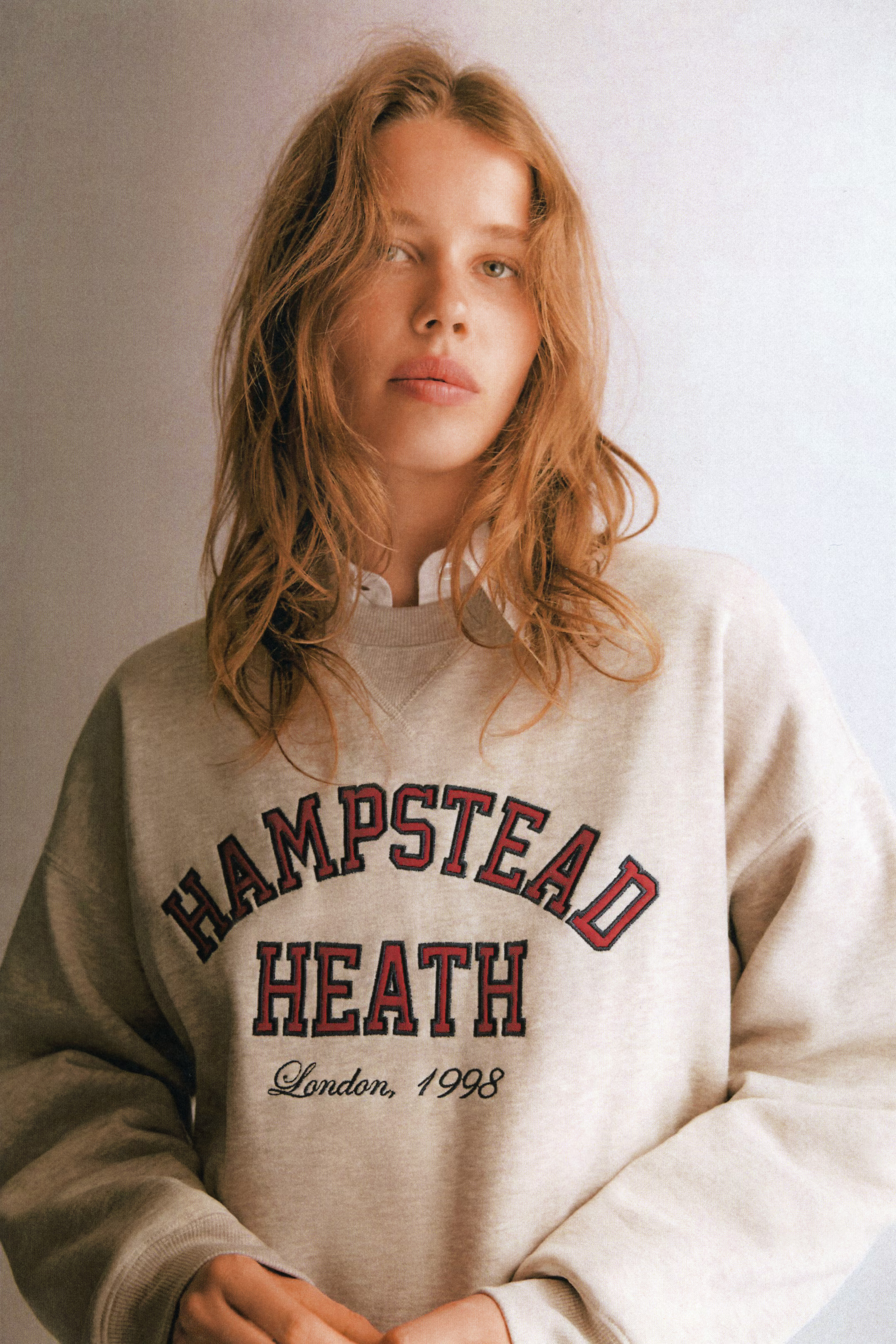 Sweatshirt with Text Motif | H&M (US + CA)