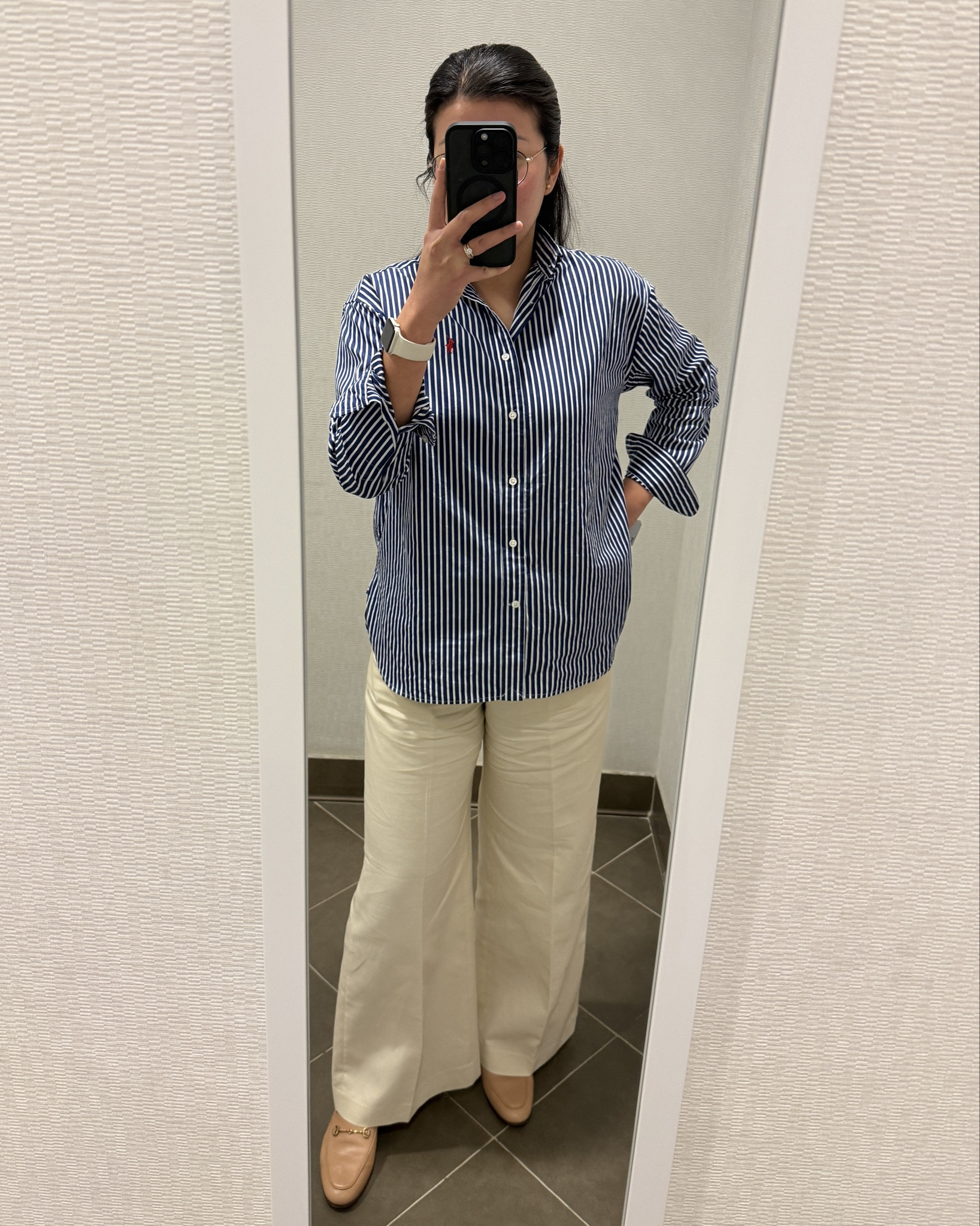 Pants small
loafers TTS

#LTKgrwm #LTKWorkwear #LTKootd